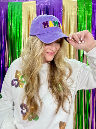 Mardi Gras MAMBO Baseball Cap