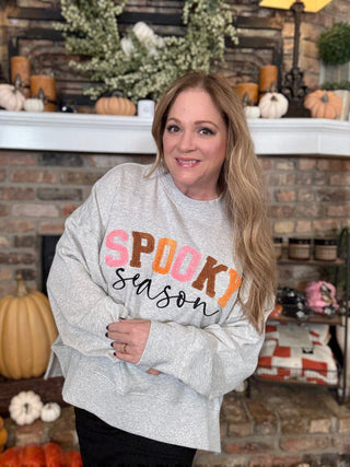 Spooky Season Grey Sweatshirt