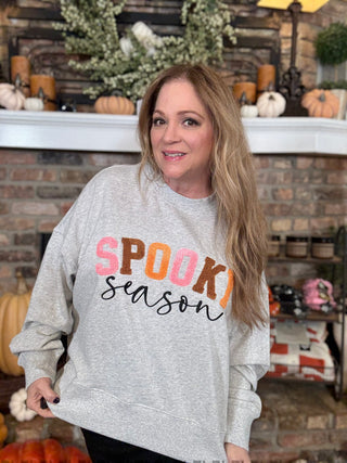 Spooky Season Grey Sweatshirt