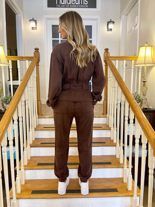 Jacey Dark Oak Pants