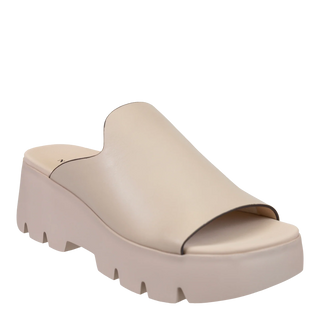 NakedFeet Drift Beige Sandals