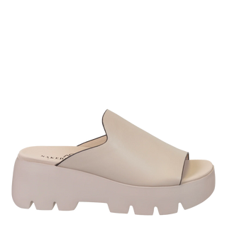 NakedFeet Drift Beige Sandals