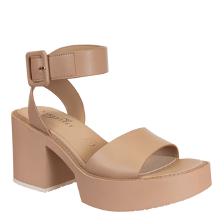 NakedFeet Iconoclast Rosette Heeled Sandals
