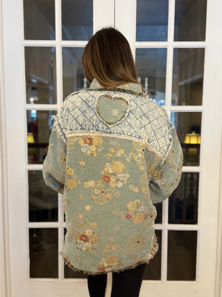 Mint Multi Color Jacket