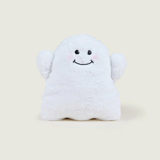 Plush ghost with a smiley face 