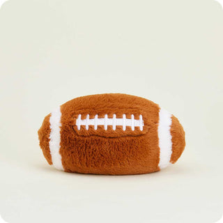 Plush football on a white background