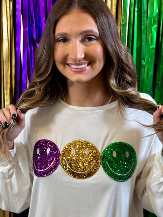 Happy Face MG Long-Sleeve Top