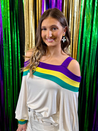 MG Cold Shoulder Top