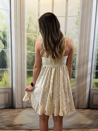 Natural Multi Mini Dress