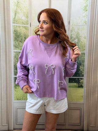 Pretty In Pearls LS Top