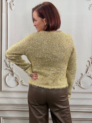 Luciana Gold Sweater