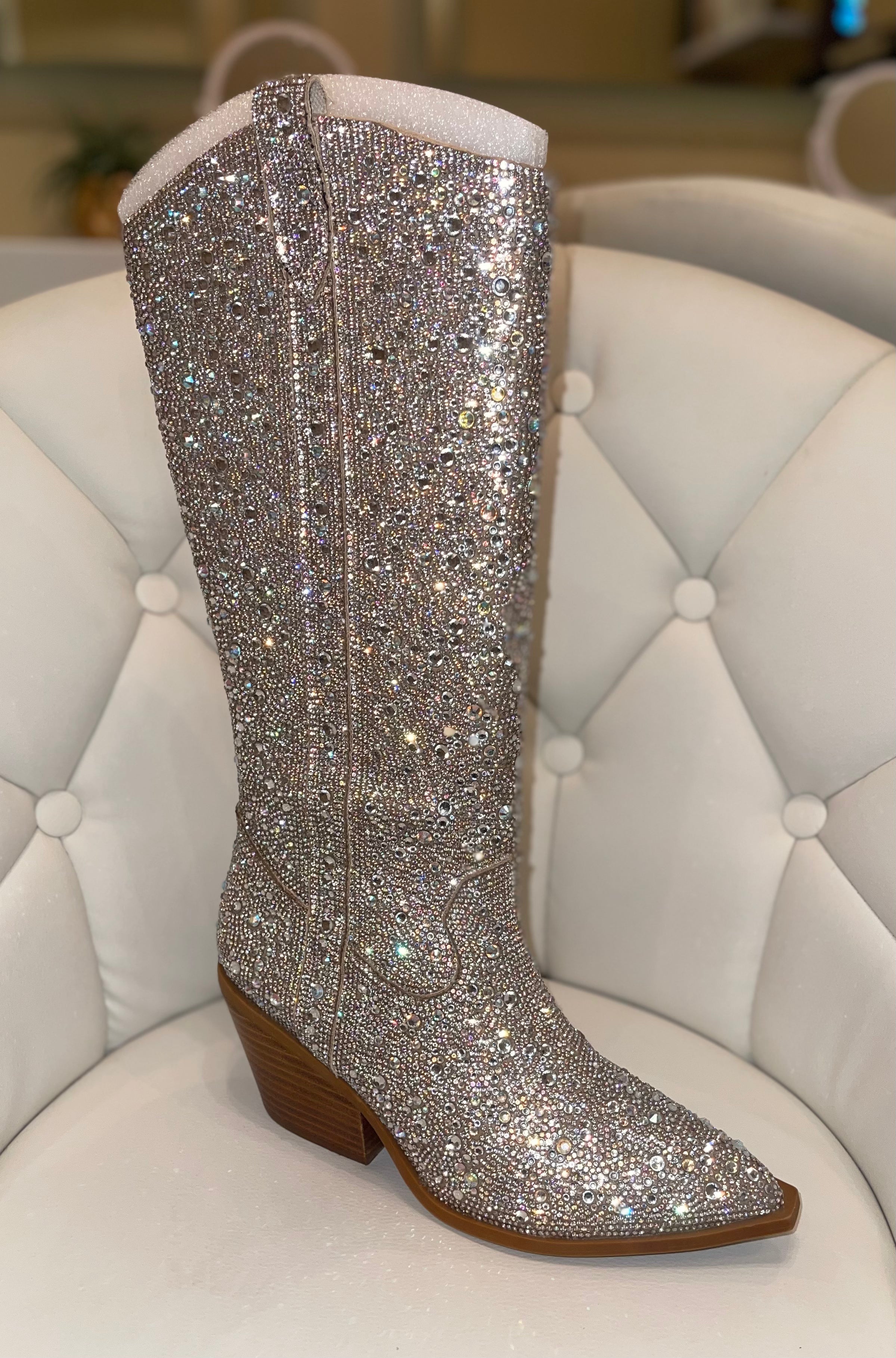 HeyGirl by Corkys Glitzy Clear Rhinestones
