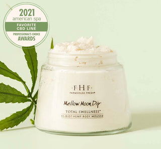 FHF Mellow Moon Dip Total Swellness Hi-Bio Hemp Body Mousse