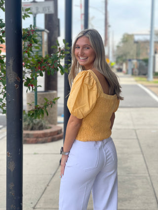 Peighton Creamsicle Top