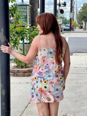 Pink Multi Floral Dress
