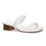 Alistair Smooth White Heel
