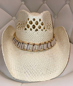 Seashell Band Cowboy/girl Hat