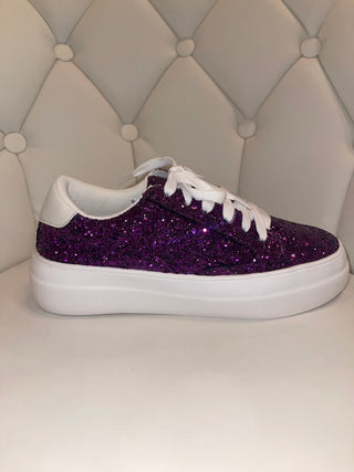 HeyGirl by Corkys Glaring Purple Chunky Glitter