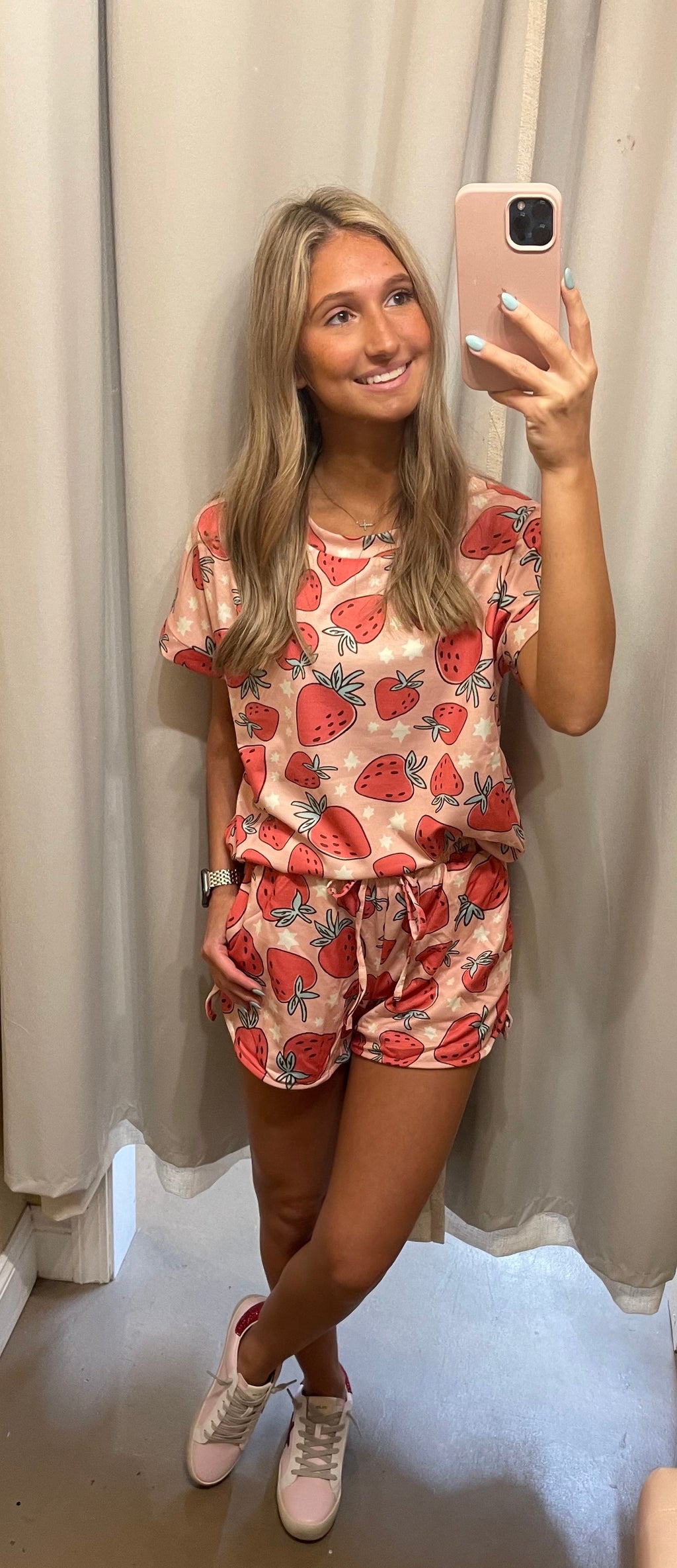 Strawberry Lounge Top