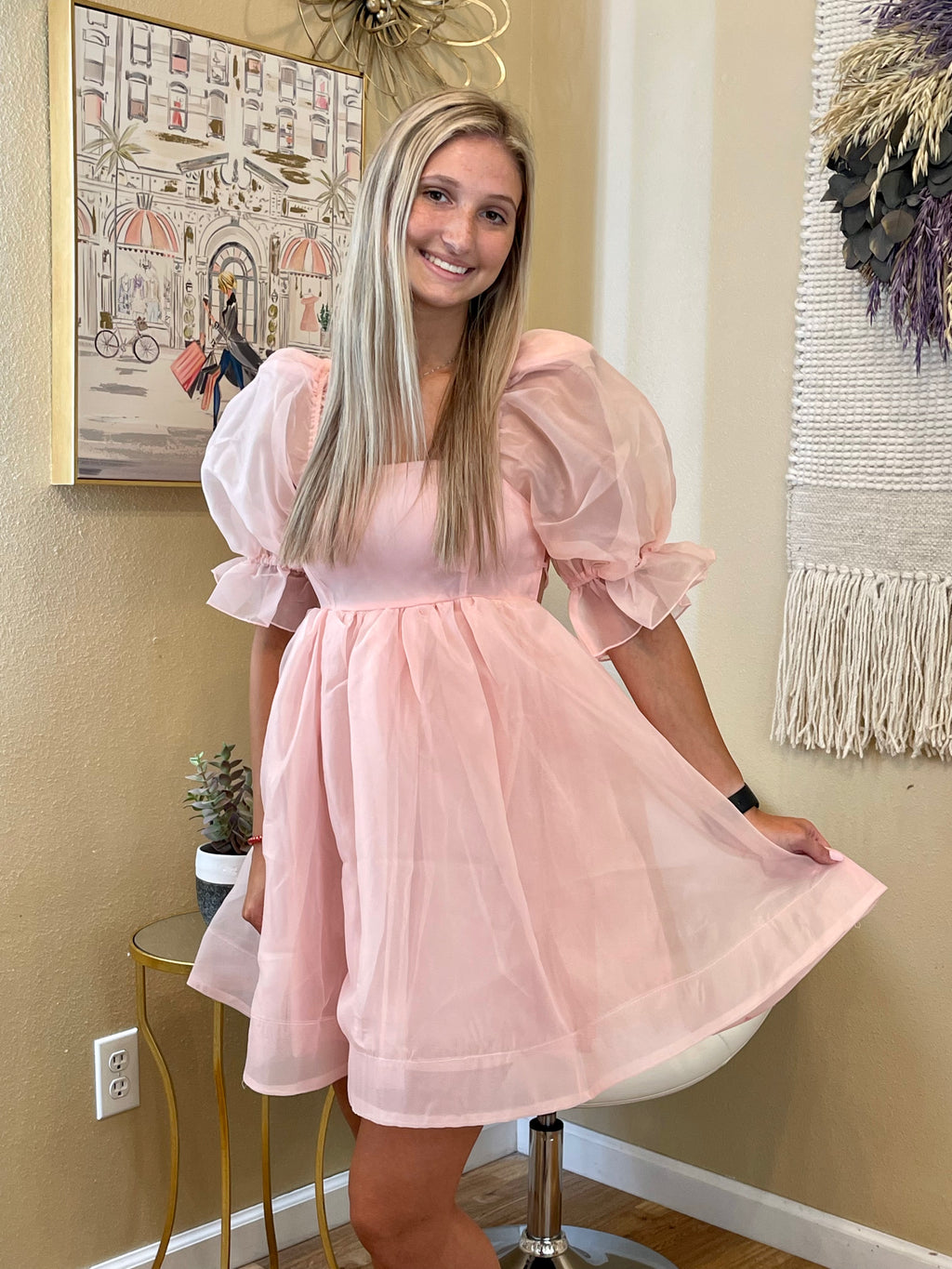 Baby Pink Tulle Dress