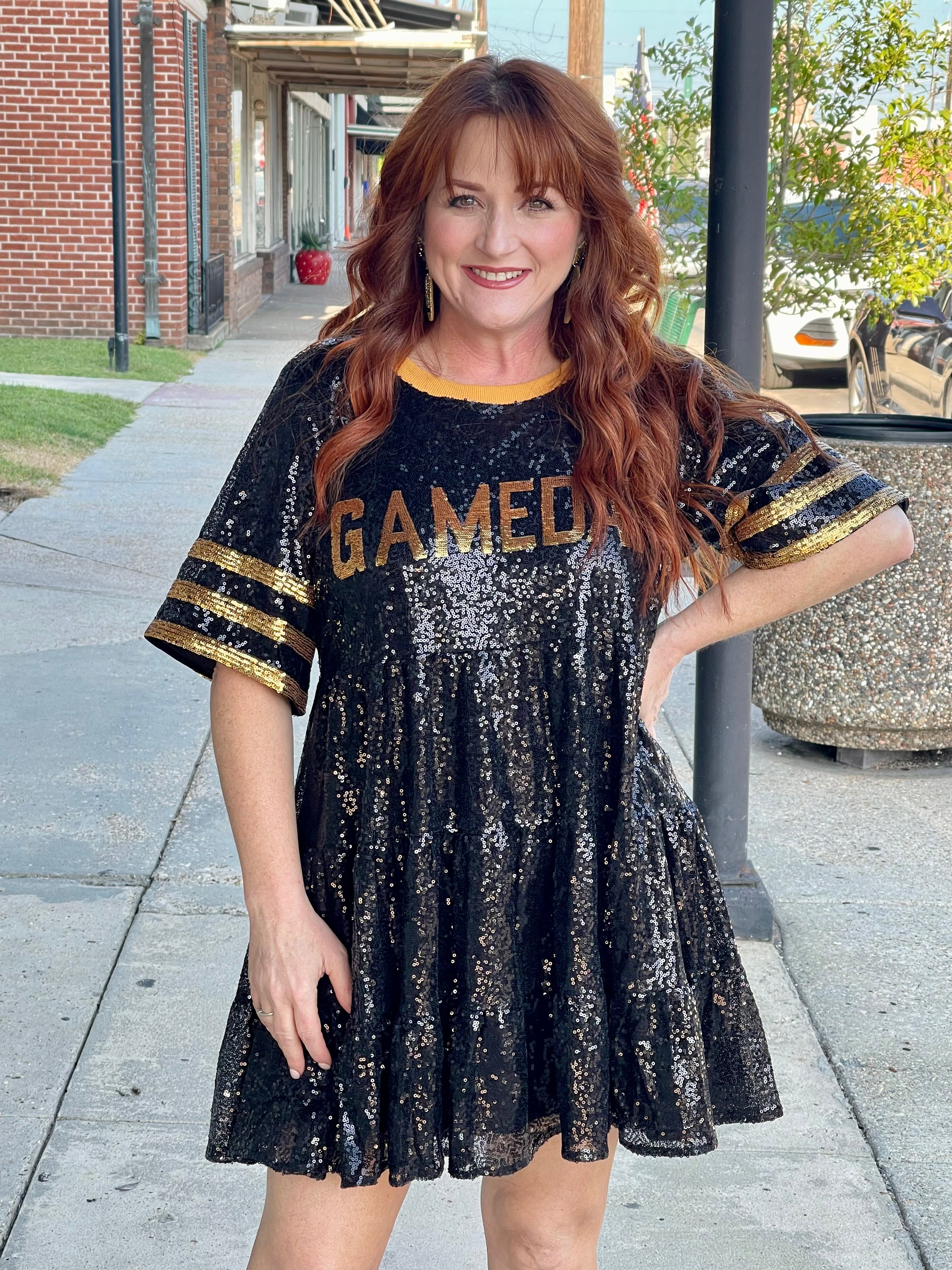 Sequin Game Day Dress