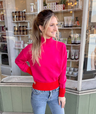 Fuchsia Red Sweater