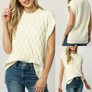 Briana Milk Froth Sweater