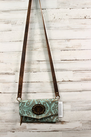 Jordon Mint / Gold Cross Body