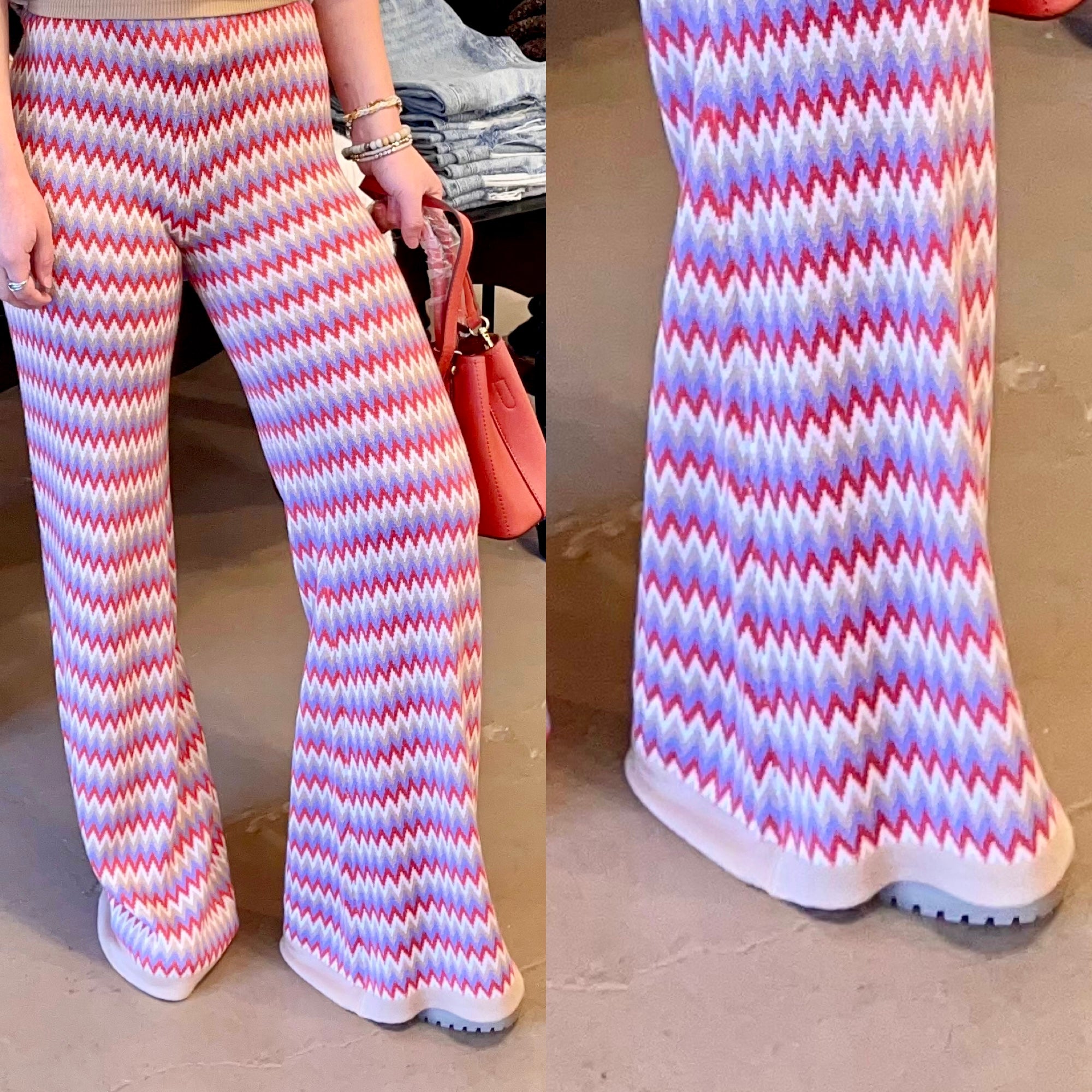 Chevron Sweater Pants