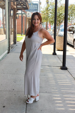 Light Grey Jumpsuit