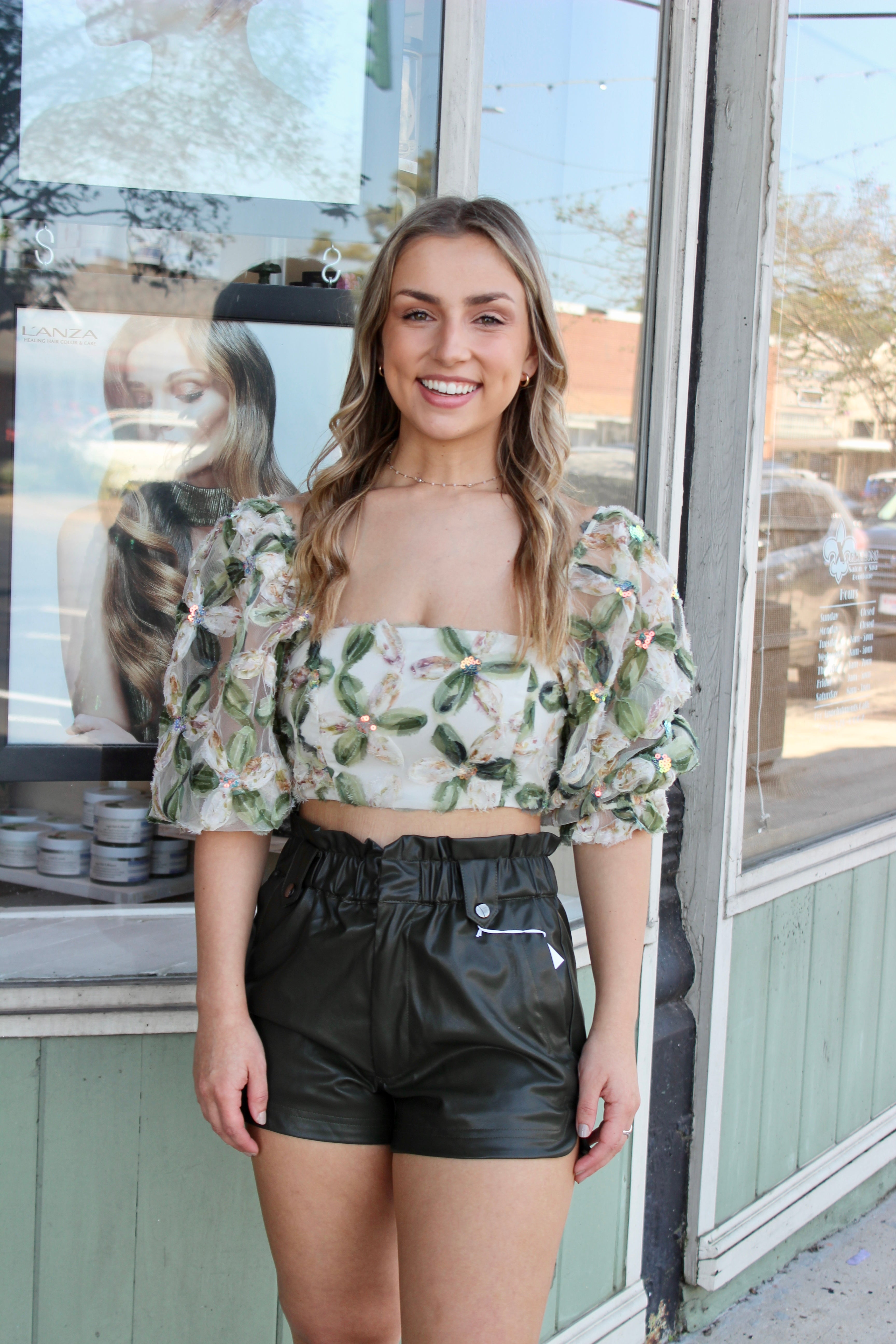 Camila Charleston Green Shorts