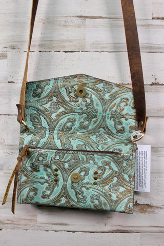 Jordon Mint / Gold Cross Body